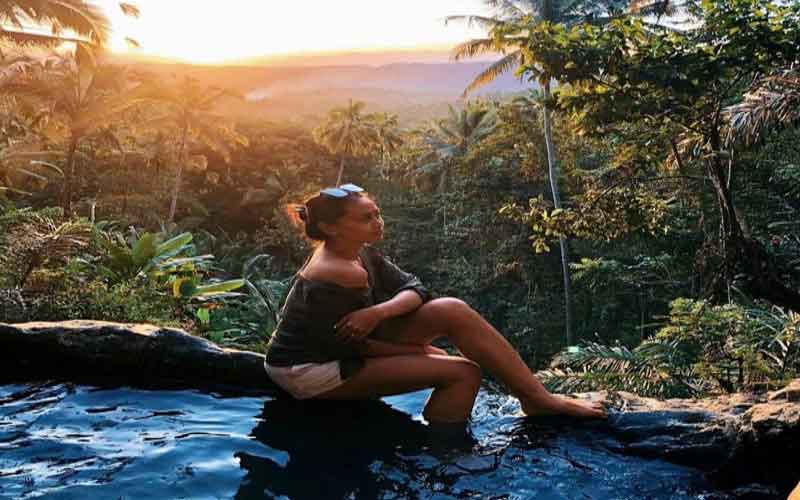 Beautifull Waterfall in Karangasem Bali