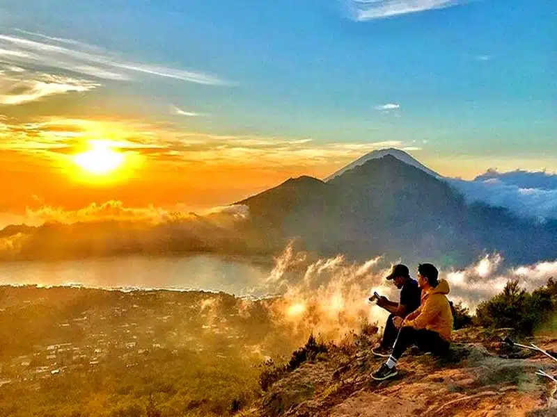 Mt Batur Trekking and Telaga Waja White Water Rafting