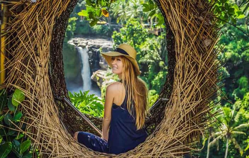 Ubud Waterfall, Rice Terraces and Monkey Forest Tour