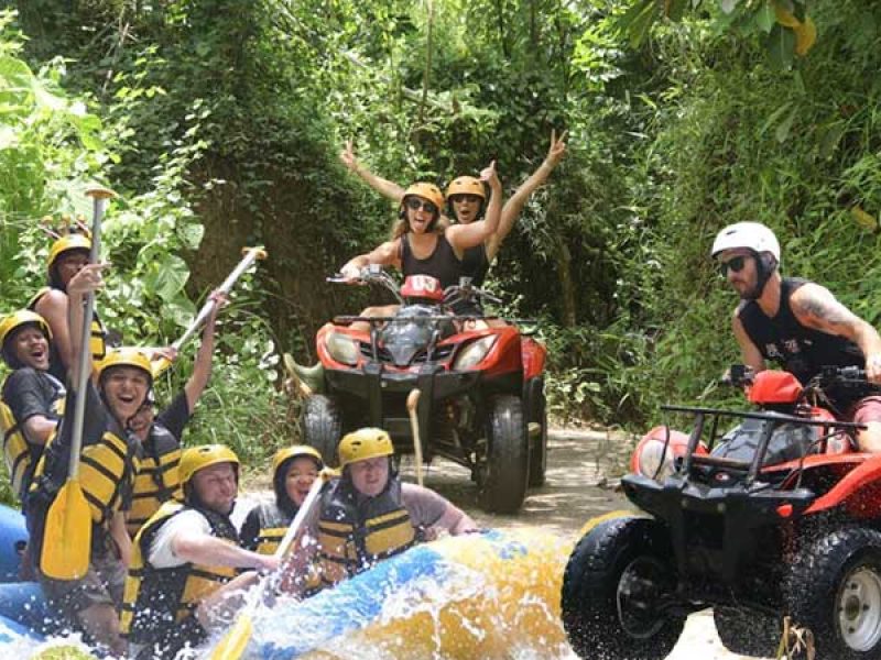 Combo ATV and Ayung River Rafting with Lunch
