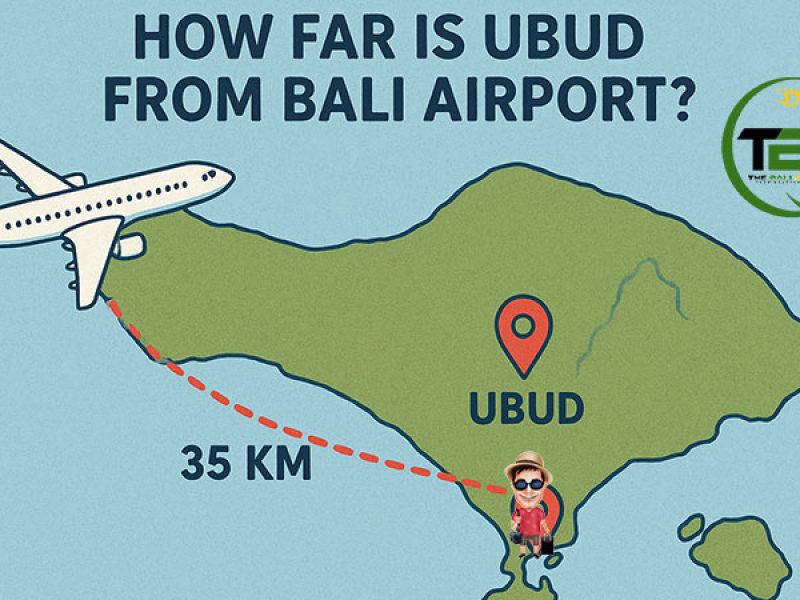 How Far is Ubud from Bali Airport