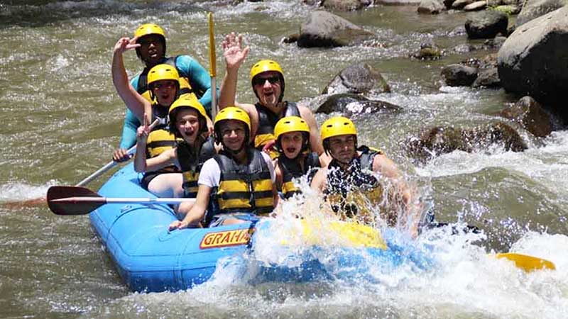 Thrilling White Water Rafting in Ubud Bali