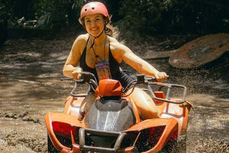 Full Day ATV Quad Bike and River Tubing Experience in Bali
