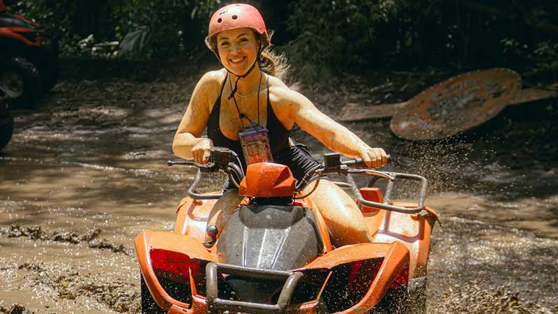 Full Day ATV Quad Bike and River Tubing Experience in Bali