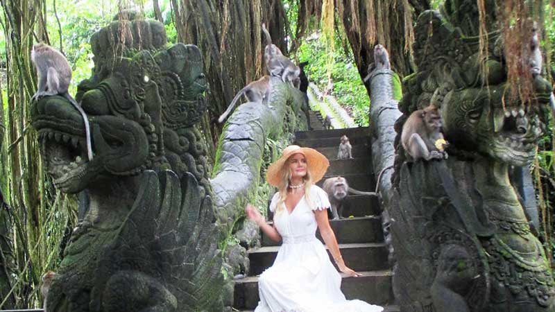 Ubud Monkey Forest, Jungle Swing, Rice Terrace, and Water Temple