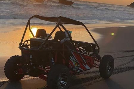 Buggy UTV Sunset on The Beach