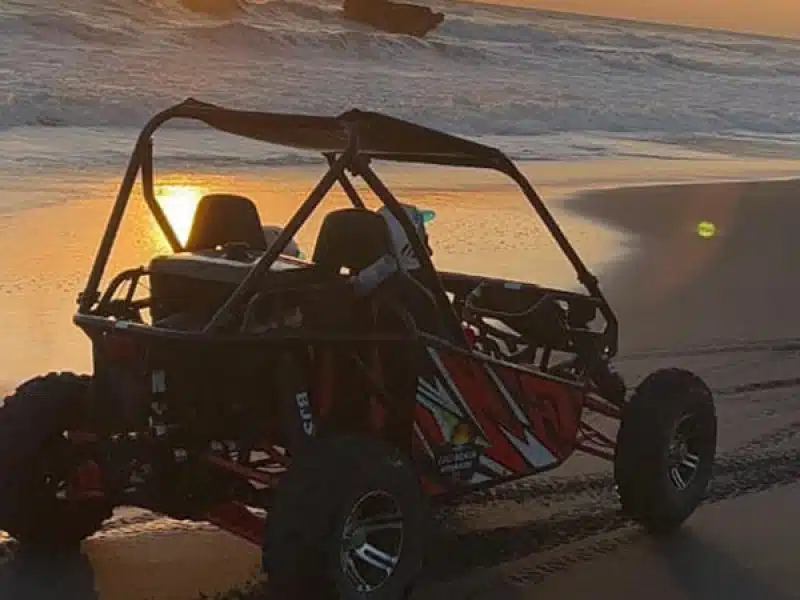 Buggy UTV Sunset on The Beach