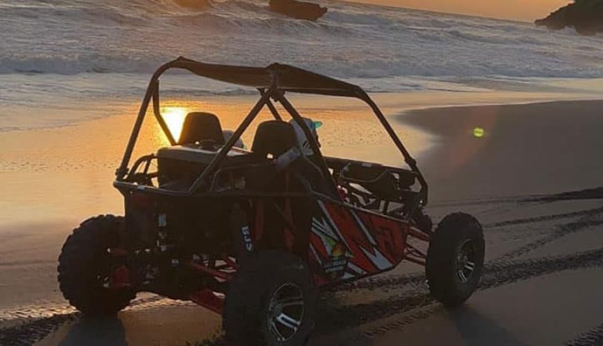 Buggy UTV Sunset on The Beach