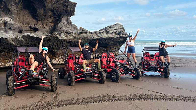 Buggy UTV Sunset on The Beach